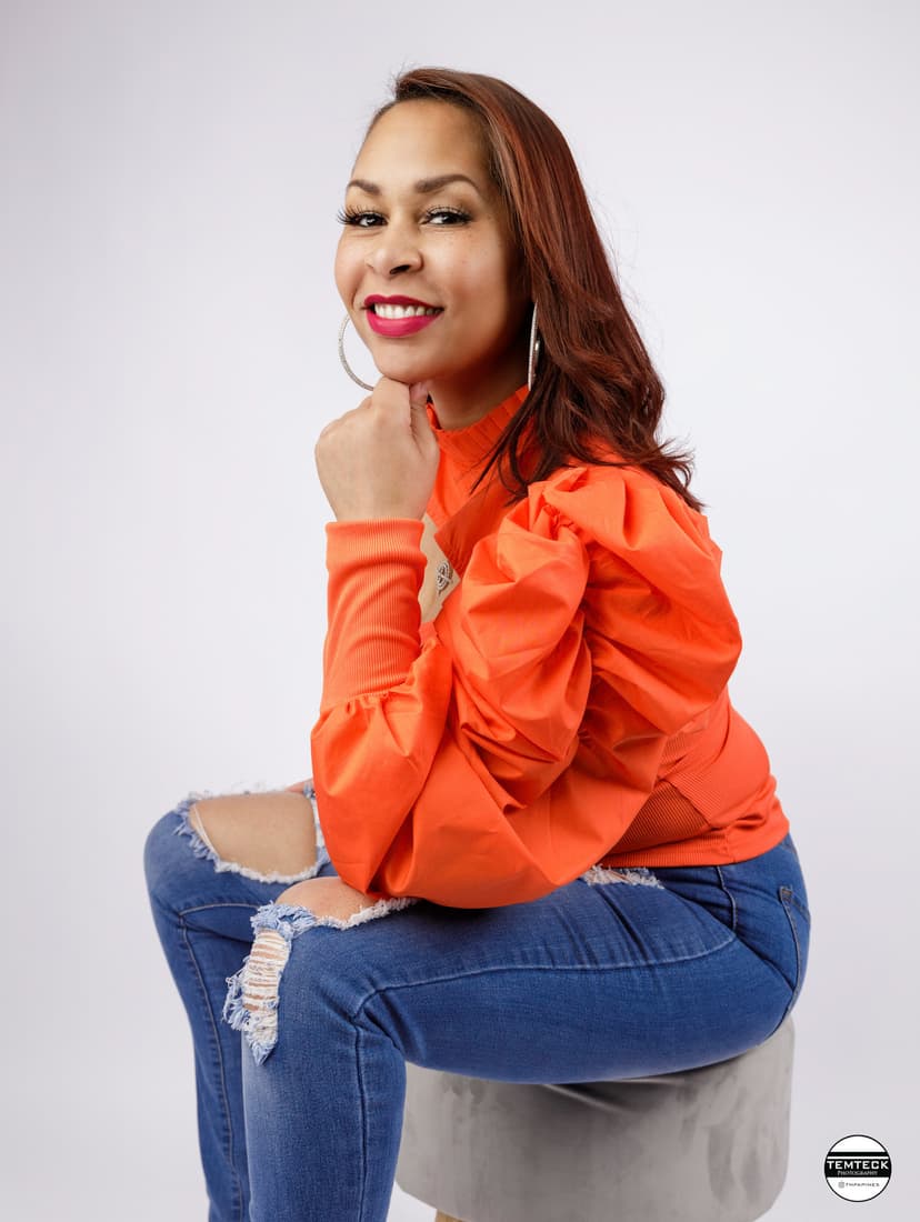 Glam look by Dominique